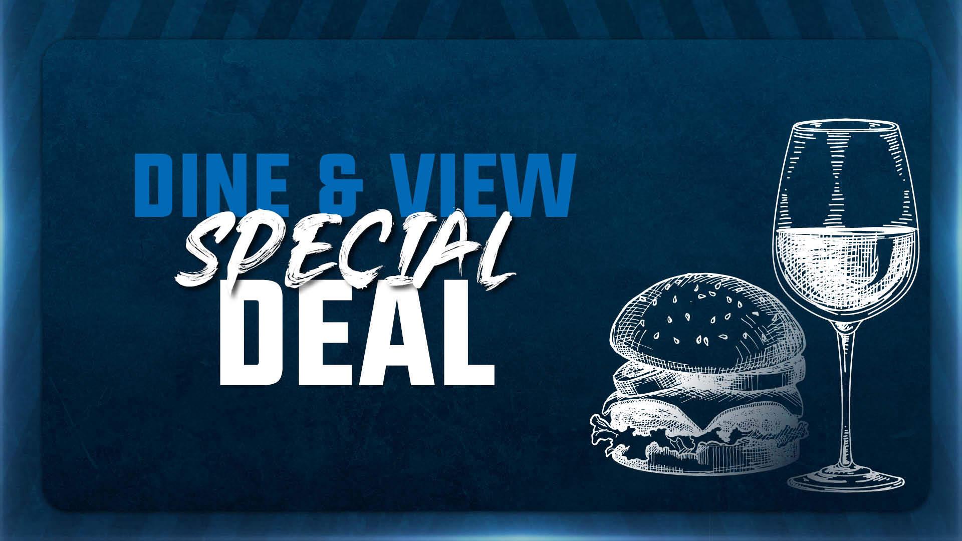 Dine and View Special Deal Burger Package